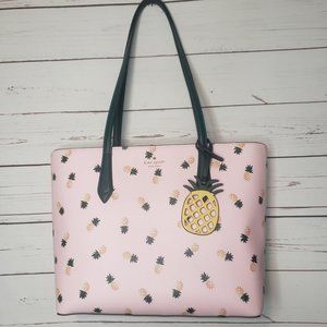 Kate Spade Marlee Pineapple Print Tote Bag